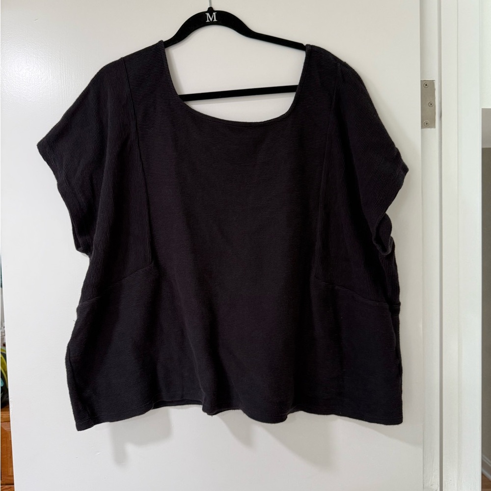 Madewell Women's Black Top- size 3X